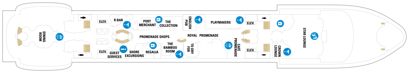 Royal Caribbean International, Navigator of the Seas, Deck 5.png